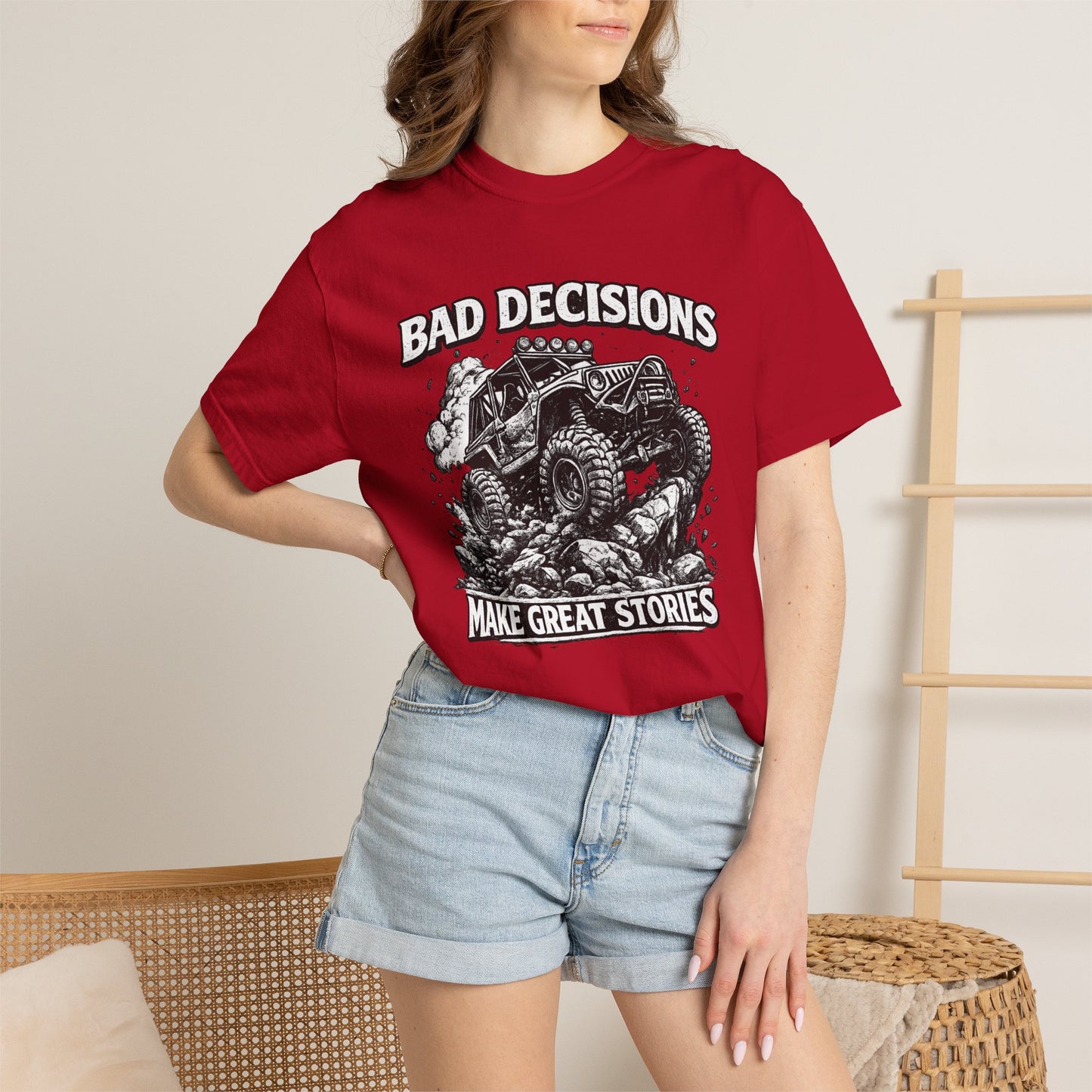 Bad Decisions Make Great Stories Shirt, Off Road UTV T-Shirt, Side By Side Graphic Tee, SXS Rider Gift, Adventure Shirt