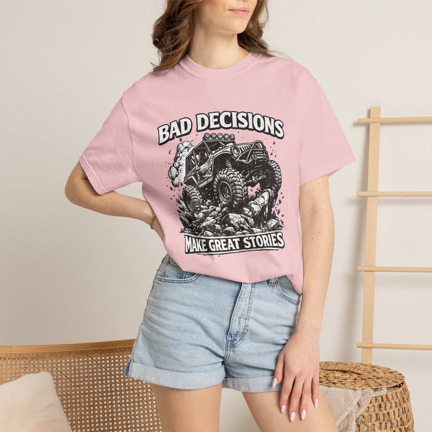 Bad Decisions Make Great Stories Shirt, Off Road UTV T-Shirt, Side By Side Graphic Tee, SXS Rider Gift, Adventure Shirt