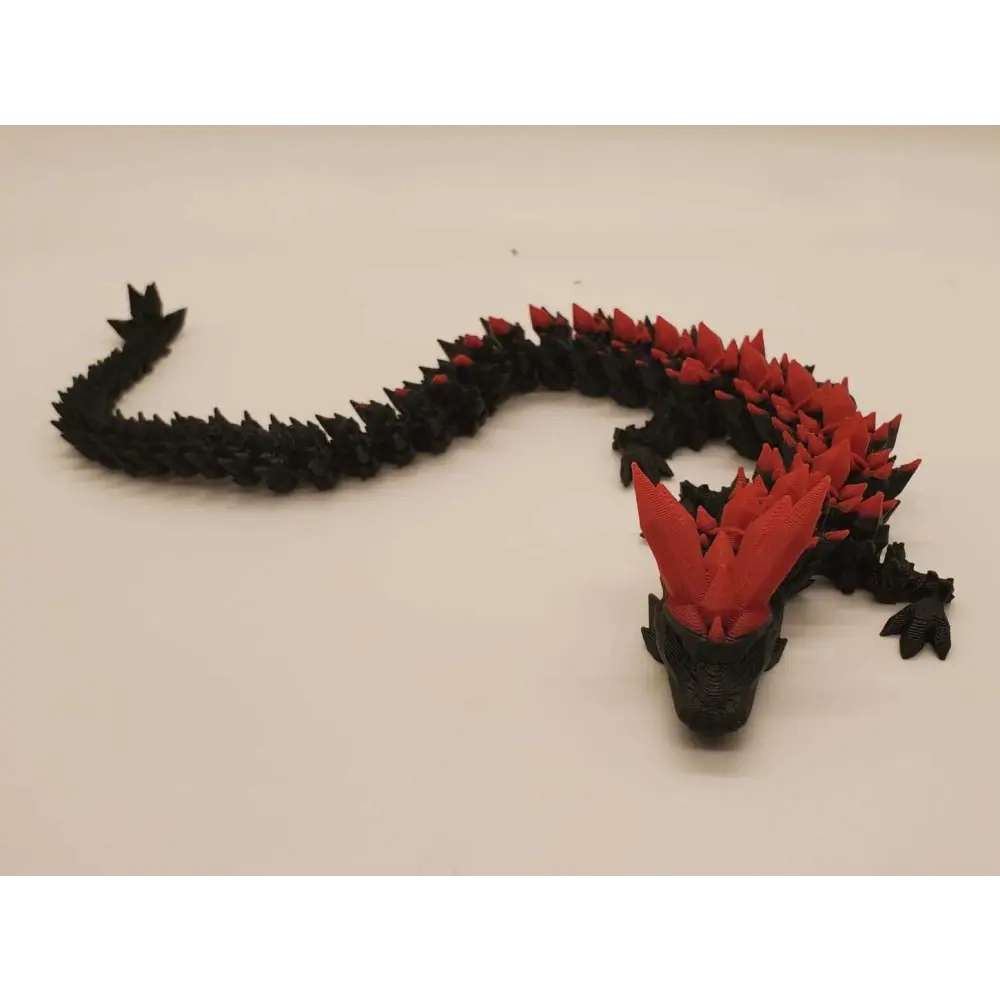 2-tone Dragon 3d printed Articulated