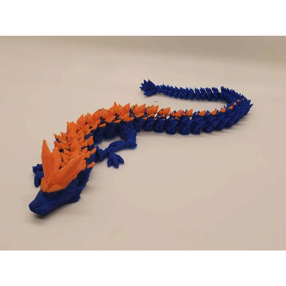 2-tone Dragon 3d printed Articulated