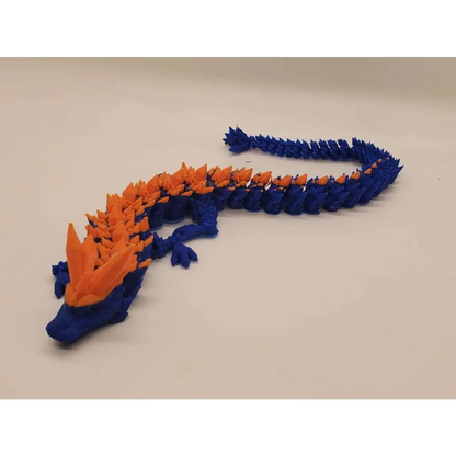 2-tone Dragon 3d printed Articulated