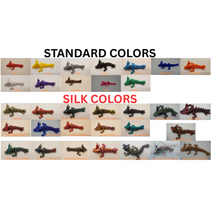 2-tone Dragon 3d printed Articulated