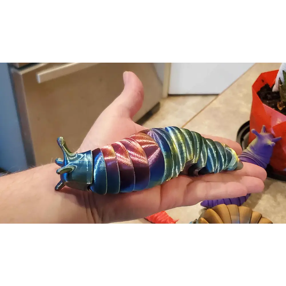 3D Printed Articulated Fidget Slug