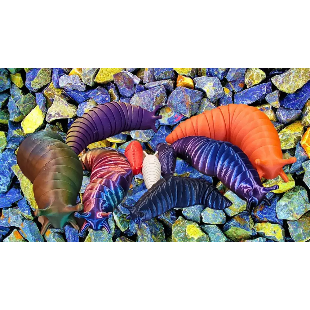 3D Printed Articulated Fidget Slug