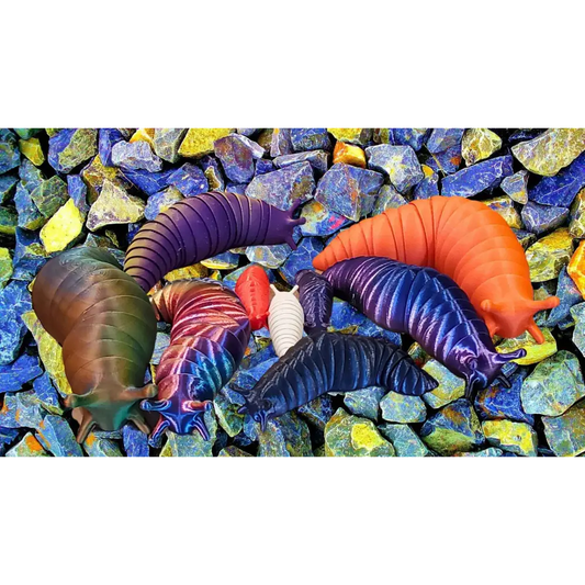 3D Printed Articulated Fidget Slug