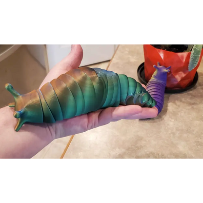 3D Printed Articulated Fidget Slug