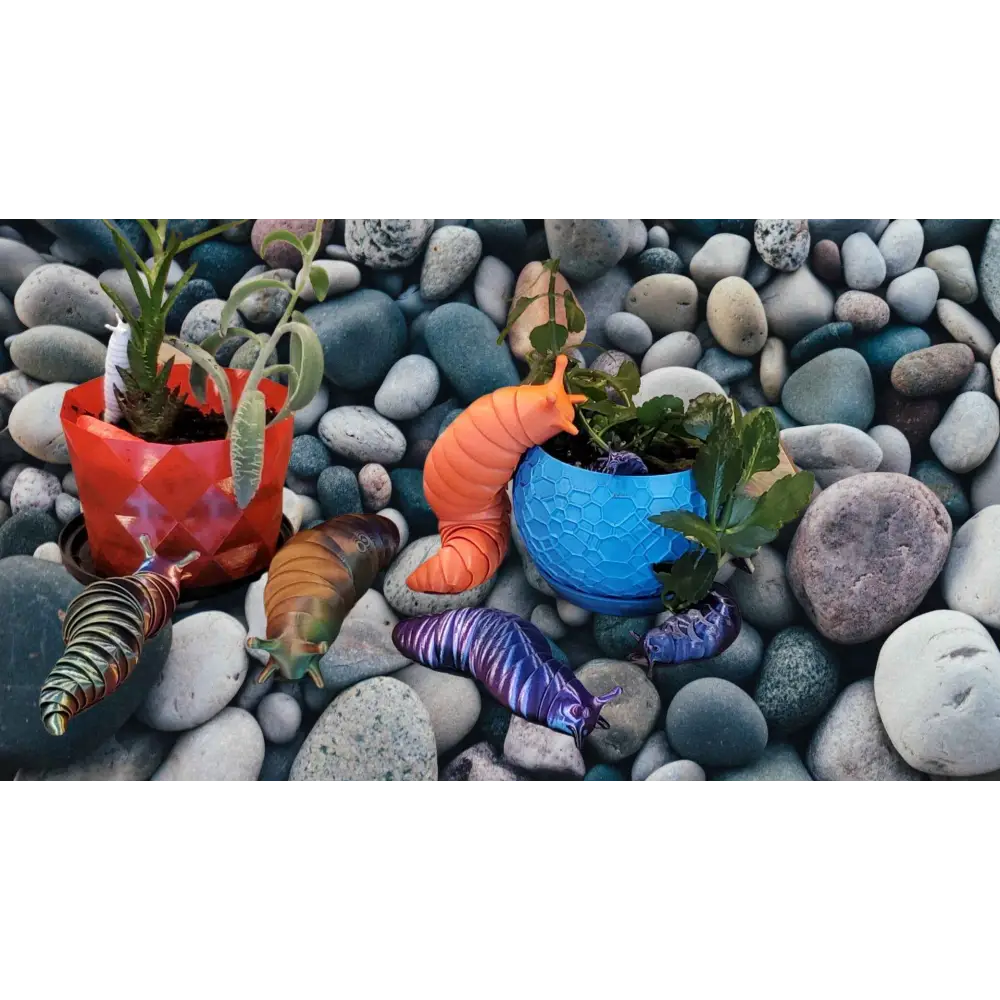 3D Printed Articulated Fidget Slug