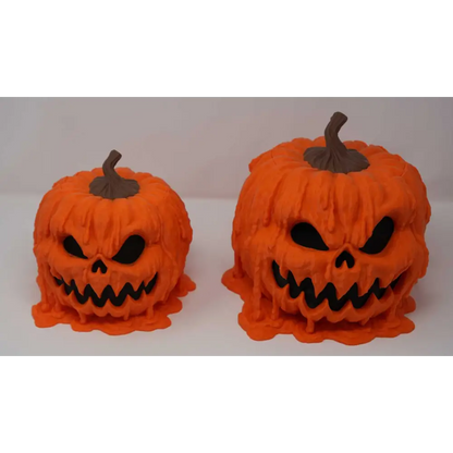 3d printed melting pumpkin