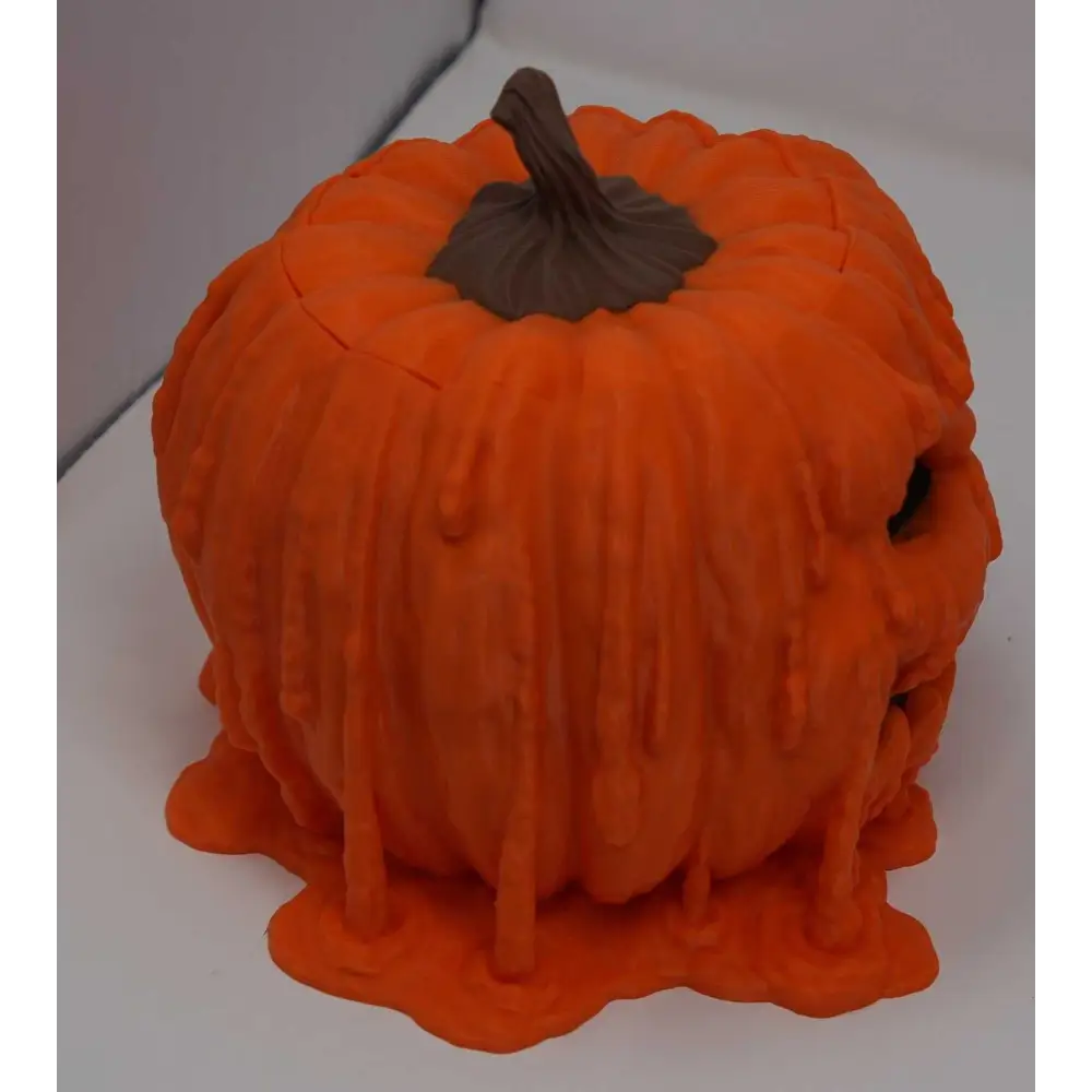 3d printed melting pumpkin
