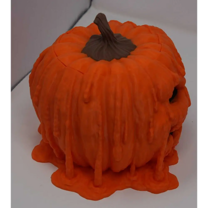 3d printed melting pumpkin