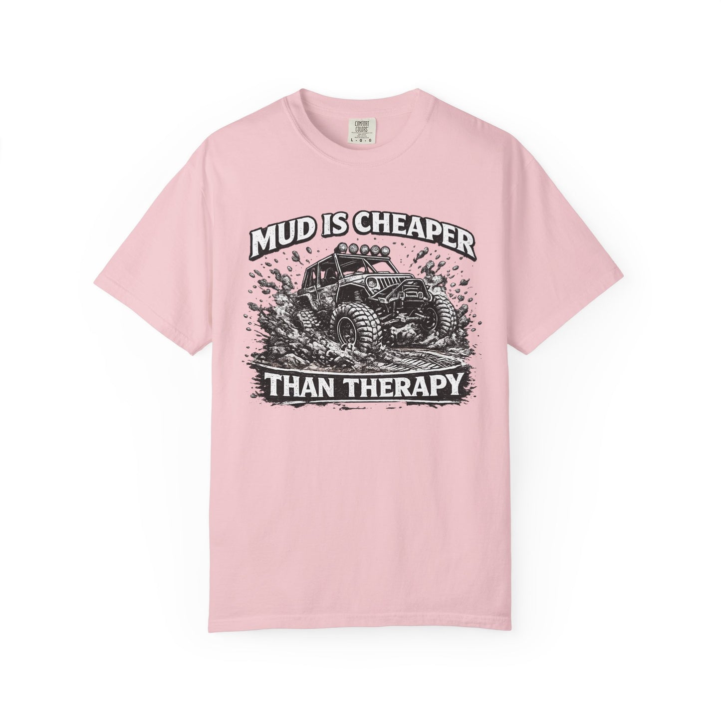 Mud Is Cheaper Than Therapy Shirt, UTV T-Shirt, Side By Side Graphic Tee, SXS Rider Gift, Off Road Adventure Apparel