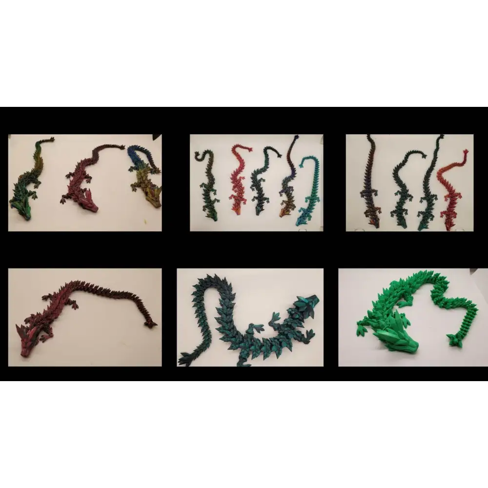 Articulated Dragon 3d printed