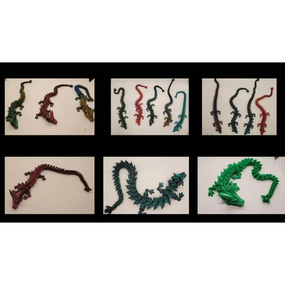 Articulated Dragon 3d printed