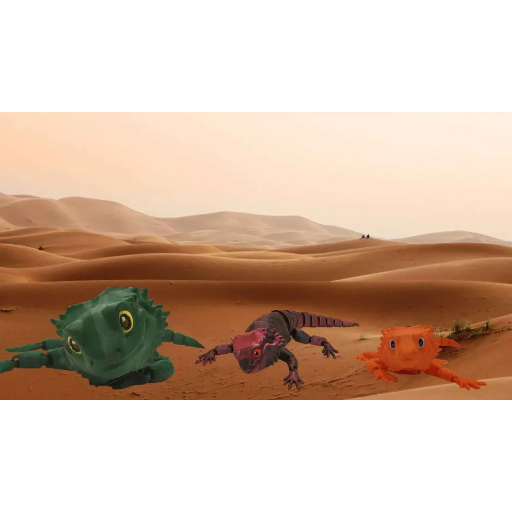 Bearded Dragon Articulated 3D printed