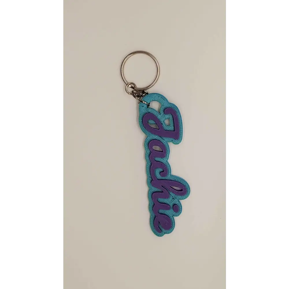 Custom Name Keychain 3D Printed Personalized Key Chain