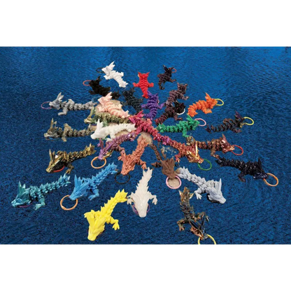 Dragon Keychain 3d Printed