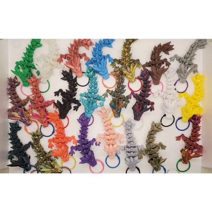 Dragon Keychain 3d Printed