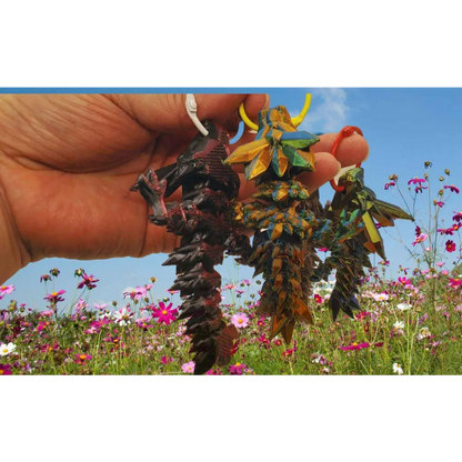 Dragon Keychain 3d Printed