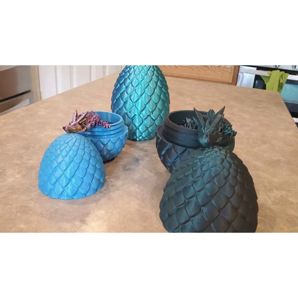 Dragon scale egg and dragon-3d printed