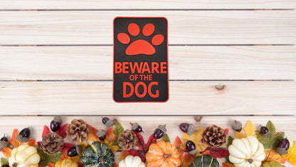 Guard Dog Sign- Beware of Dog- 3d Printed-