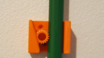 Wall Mounted Gravity Broom Holder, PETG Plastic Organizer