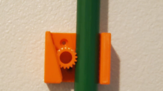 Wall Mounted Gravity Broom Holder, PETG Plastic Organizer