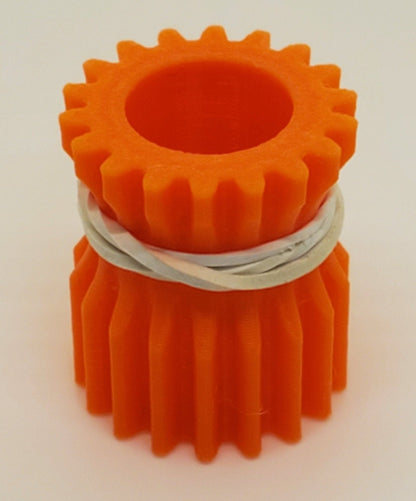 Wall Mounted Trio Broom Holder, PETG Plastic, Gravity Clamp