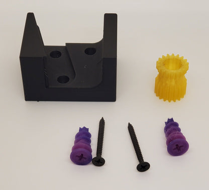 Wall Mounted Gravity Broom Holder, PETG Plastic Organizer