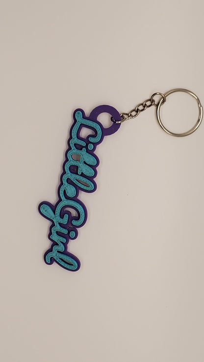 Custom Name Keychain , 3D Printed, Personalized Key Chain, Custom Name Tag, Keyring, Id Tag, Logo Charm, Car Keys,