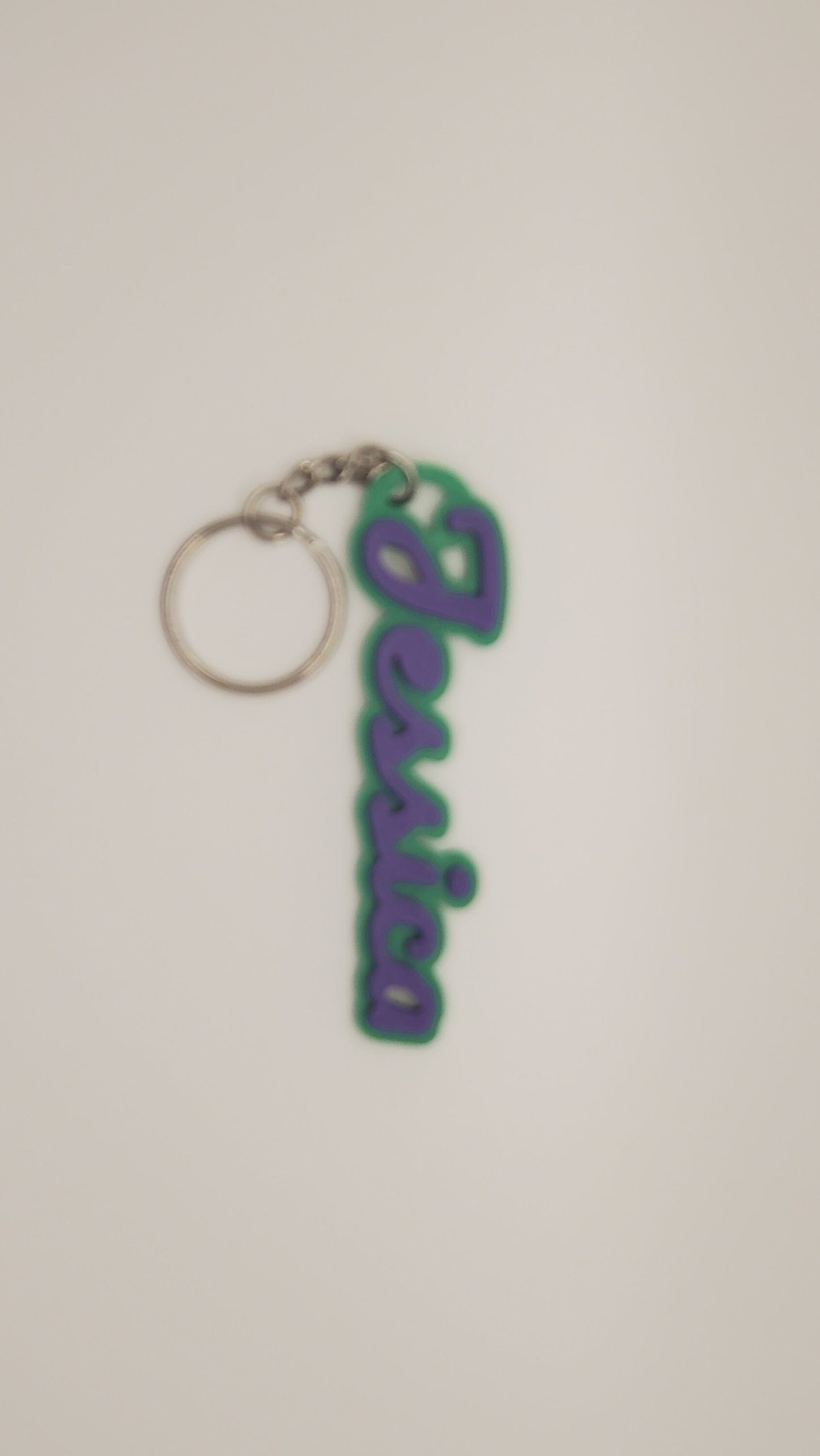Custom Name Keychain , 3D Printed, Personalized Key Chain, Custom Name Tag, Keyring, Id Tag, Logo Charm, Car Keys,