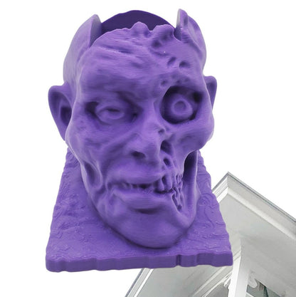 Zombie pencil holder,3D Printed -Spooky Planter-Horror planter-Goth Décor,3D Print Zombie Head Pen Holder, Zombie Gift, 3D Print Art,