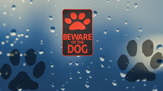 Guard Dog Sign- Beware of Dog- 3d Printed-