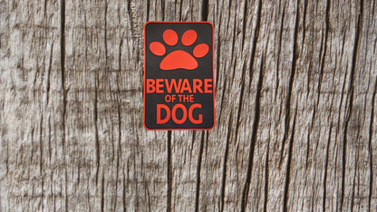 Guard Dog Sign- Beware of Dog- 3d Printed-