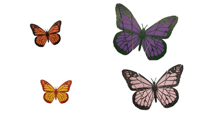 3D Printed multi color Articulating Butterfly, Fidget, Gift, Perfect gift for everyone. Combo packs available