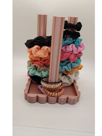 Scrunchies Holder, 3d Printed, Scrunchies Storage, bathroom decor, hai ties holder, hair ties storage, bathroom organizer, Scrunchie Stand