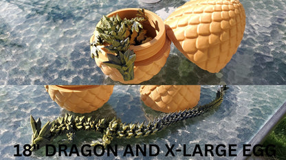 Dragon scale egg and dragon-3d printed