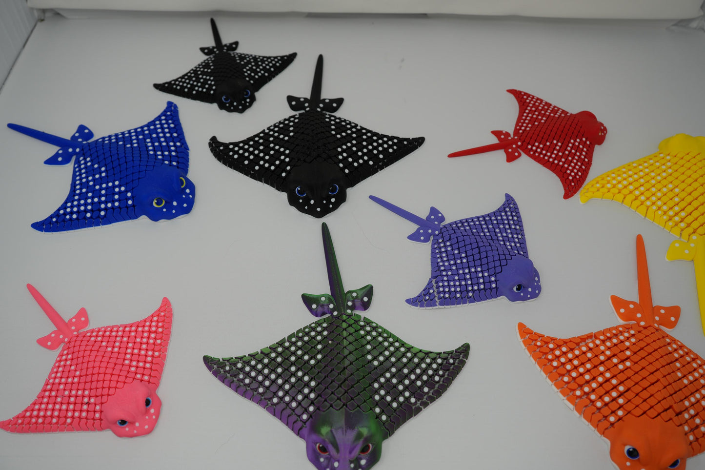 Stingray- articulated 3d printed-3D Stingray - Articulated Fidget Toy, Engaging Marine Decor Idea, Ideal Gift for Beach Lovers & Coworkers