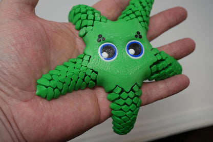 Starfish Stress Relief Toy, 3d printed