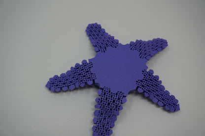 Starfish Stress Relief Toy, 3d printed