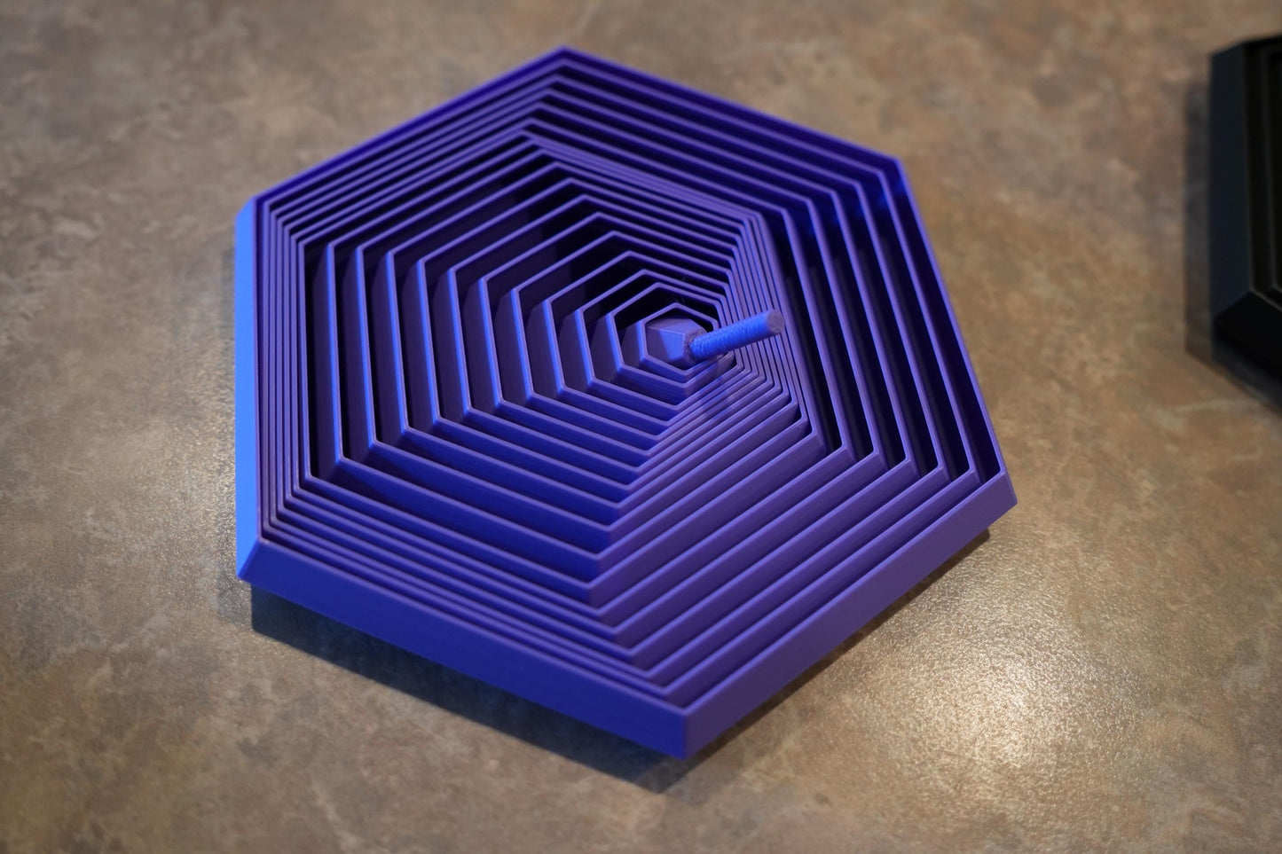 3D Printed Hex Fidget Toy, Articulated Sensory Desk Toy, Stress Relief, Hand Spinner, Unique Fidget Gift, Reusable