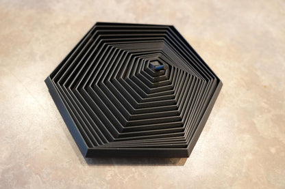 3D Printed Hex Fidget Toy, Articulated Sensory Desk Toy, Stress Relief, Hand Spinner, Unique Fidget Gift, Reusable