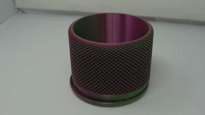 Indoor Planter Pot with Drainage, Mesh pot 3D Printed  for Flower and Succulents, Home and Office Décor