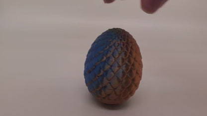 Mysterious Dragon Eggs- 3d printed- The perfect Easter gift. Great gift for the Fantasy lover in all of us. Dragon scale egg