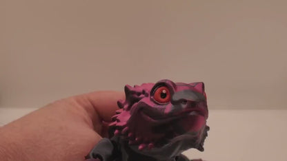 Bearded Dragon Articulated Sensory Fidget Toy 3D printed Flexible  Gift