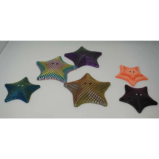 Sea Star Stress Relief Toy 3D Printed