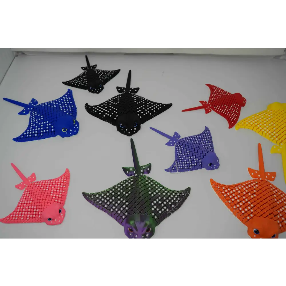 Stingray- articulated 3d printed-3D Stingray - Articulated Fidget Toy Engaging Marine Decor Idea Ideal Gift for Beach