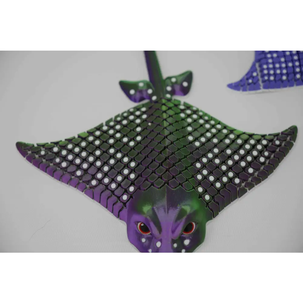 articulated Stingray - 3d printed - Articulated Fidget Toy Engaging Marine Decor Idea Ideal Gift for Beach